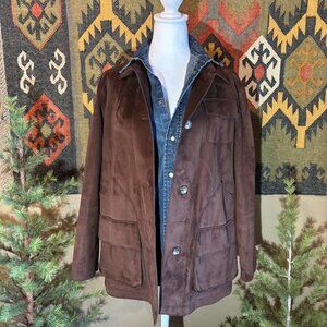 Vintage Faux Suede Chore Coat by Ralph Lauren